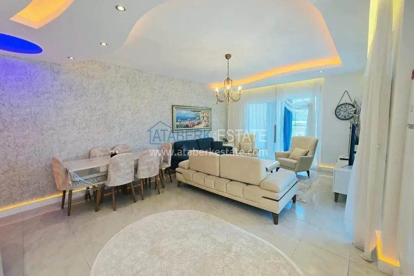 Purchase 2+1 apartment for a residence permit in Alanya, Mahmutlar district — furniture, premium complex 10 