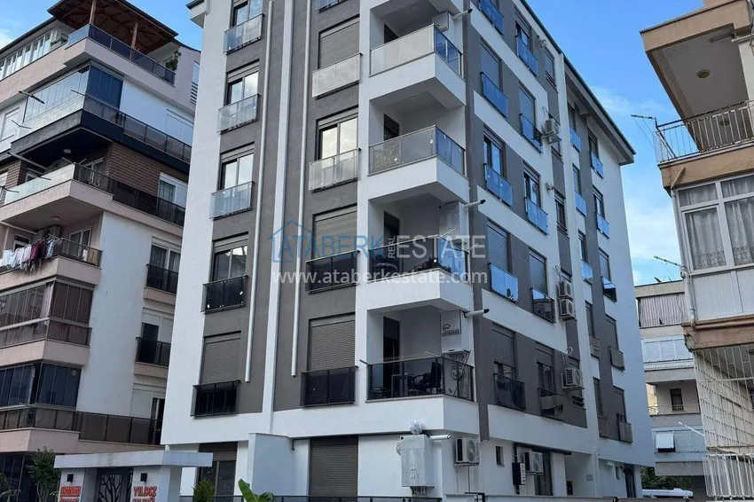 Long-term rent in Antalya city center — 1+1, unfurnished, new home 1