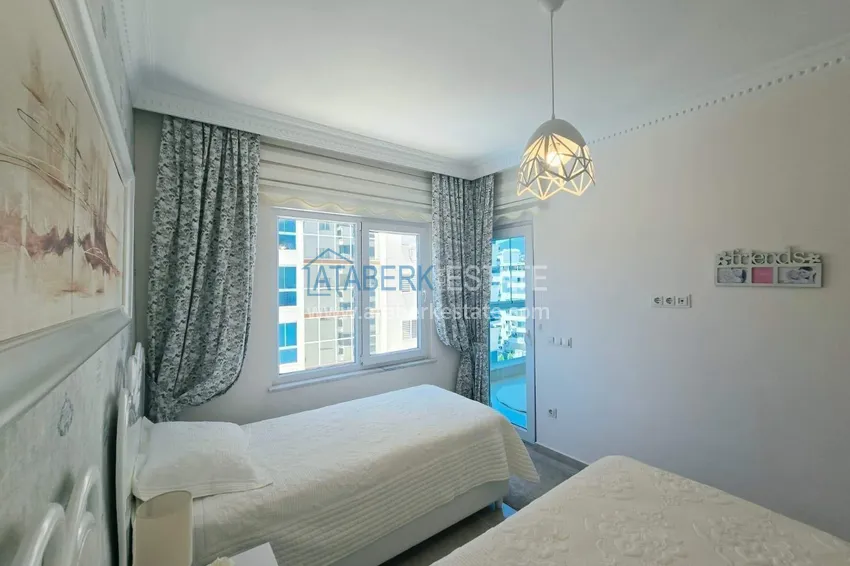 Purchase 2+1 apartment for a residence permit in Alanya, Mahmutlar district — furniture, premium complex 12 