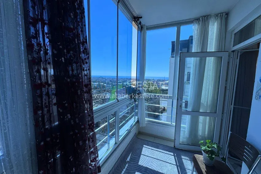 Purchase Apartment 1+1 for a residence permit in Alanya — favorable price, furniture, sea view 14 