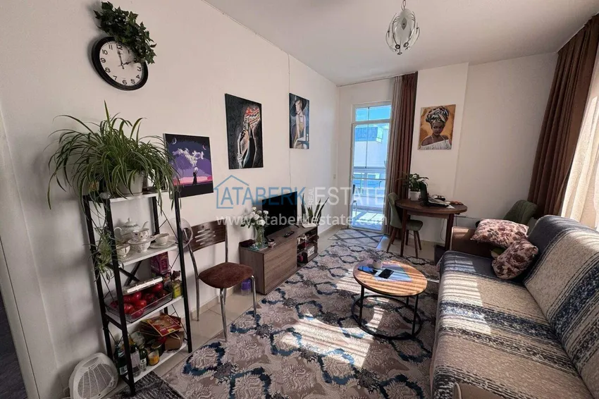 Purchase Apartment 1+1 for a residence permit in Alanya — favorable price, furniture, sea view 4 