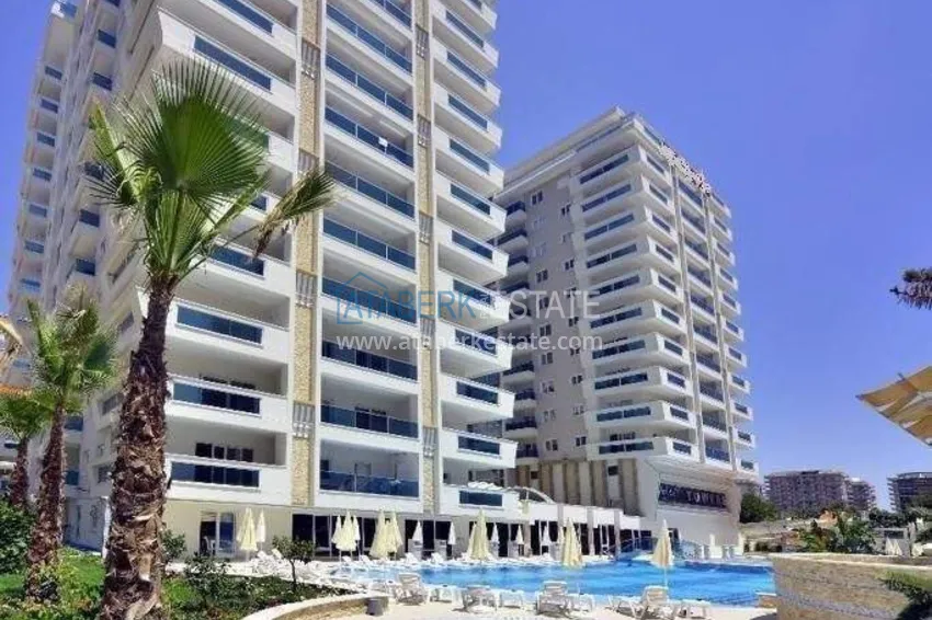 2+1 apartment for a residence permit in Alanya, Mahmutlar district — furniture, premium complex 6 