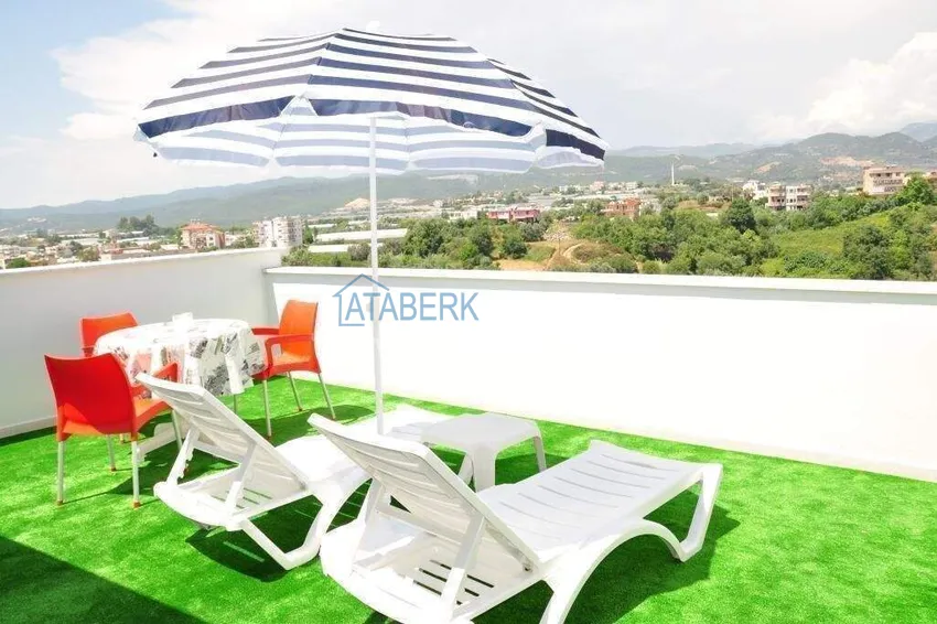 Apartment 1+1 for a residence permit in Alanya — favorable price, furniture, sea view 5 