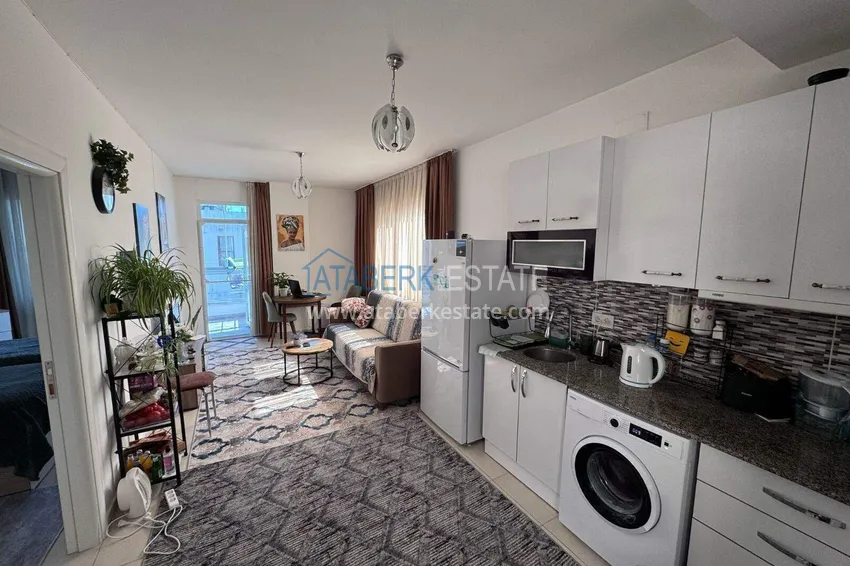 Purchase Apartment 1+1 for a residence permit in Alanya — favorable price, furniture, sea view 7 