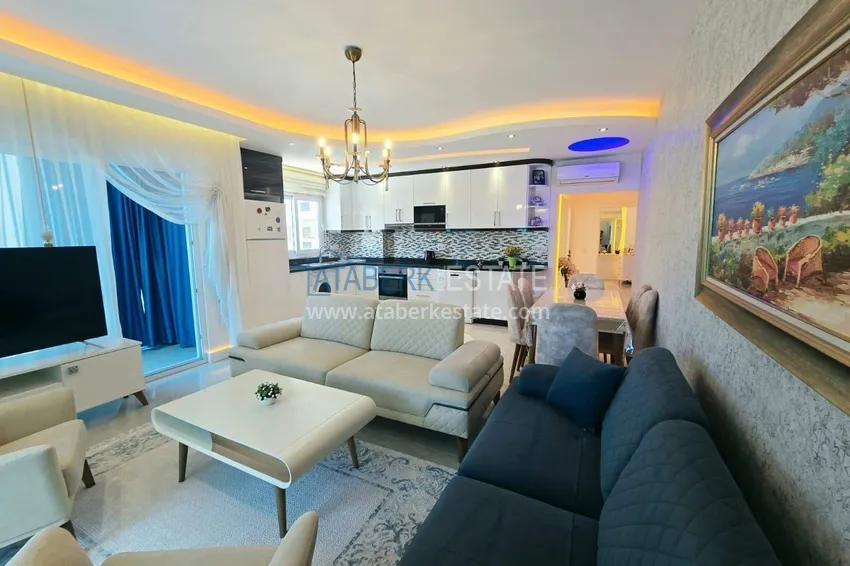 Purchase 2+1 apartment for a residence permit in Alanya, Mahmutlar district — furniture, premium complex 8 