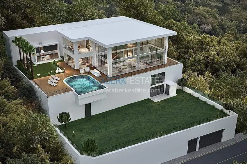 A villa in Alanya for citizenship is a rare offer in a prestigious location 1