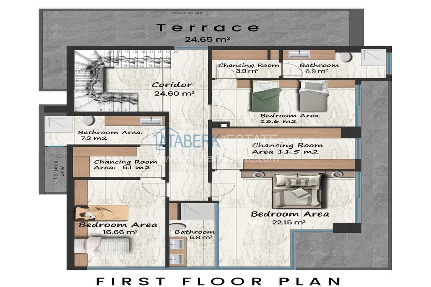 Buy cheap Citizenship villa in Alanya, Bektash district - premium class with designer interior 1