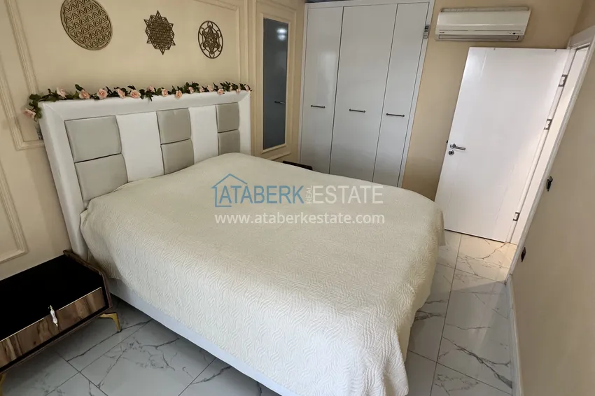 Purchase 1+1 apartment in Alanya, Cikcilli district - furnished and with sea view, glazed balcony 13 