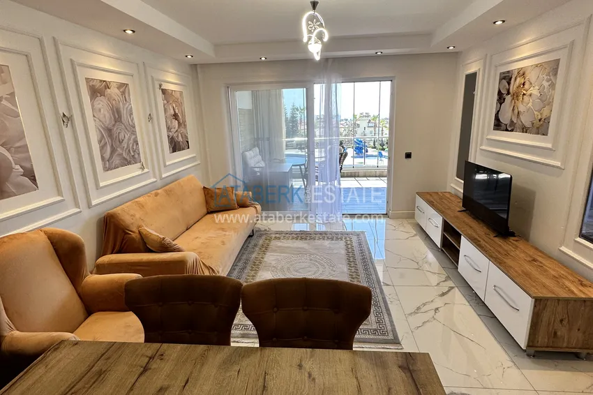 Purchase 1+1 apartment in Alanya, Cikcilli district - furnished and with sea view, glazed balcony 7 