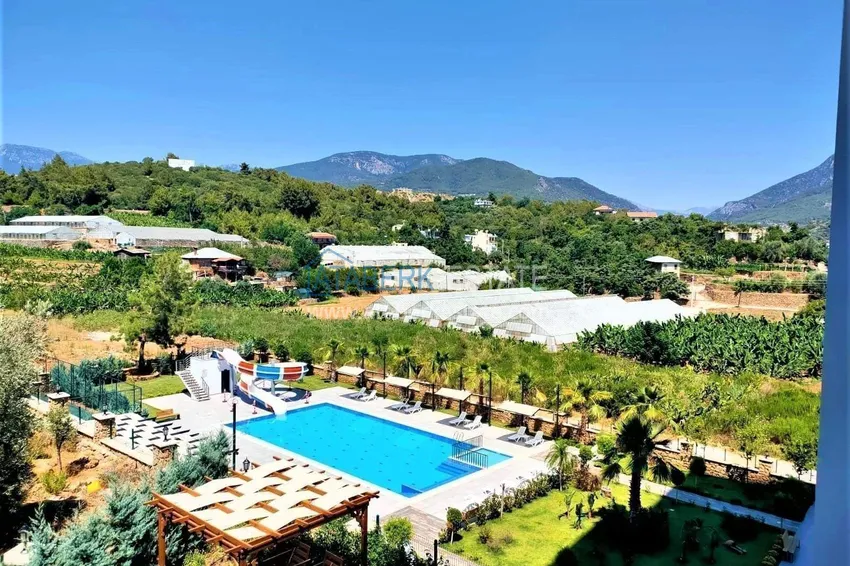 Purchase 2+1 apartment in Alanya, Tosmur district - furnished, mountain and sea view 13 