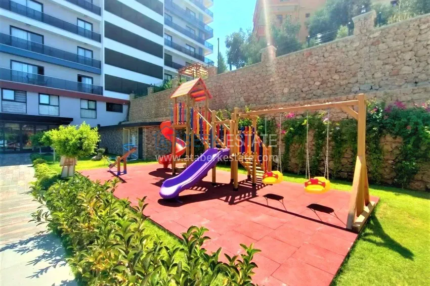 2+1 apartment in Alanya, Tosmur district - furnished, mountain and sea view 9 