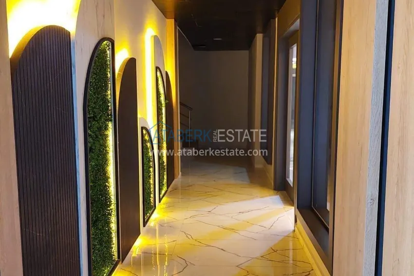 Apartament pod klucz z 1 sypialnią i przeszklonym balkonem w Alanya w dzielnicy Avsallar. Dostępna jest rata 39