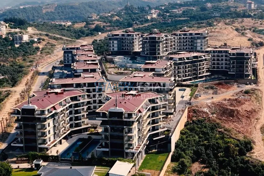 A new grandiose project of a large-scale residential complex in the Kestel area - Alanya 4
