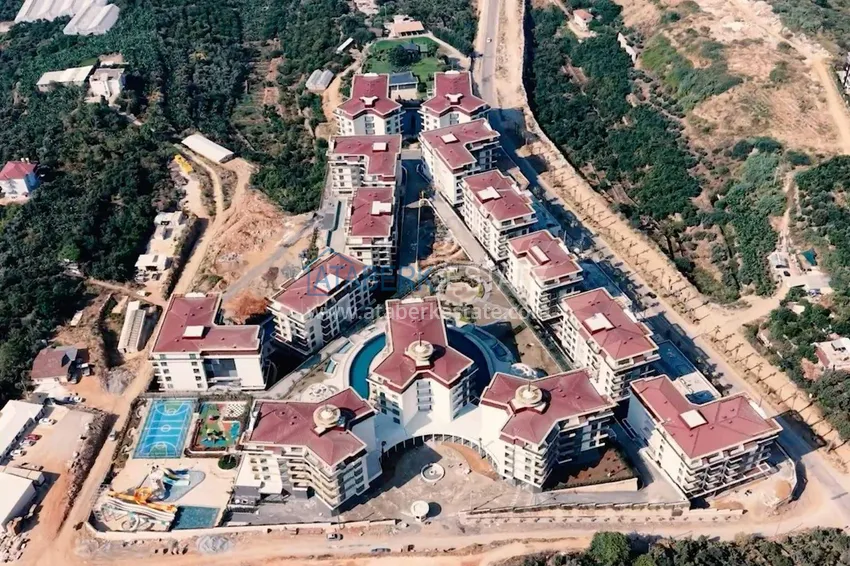 A new grandiose project of a large-scale residential complex in the Kestel area - Alanya 5