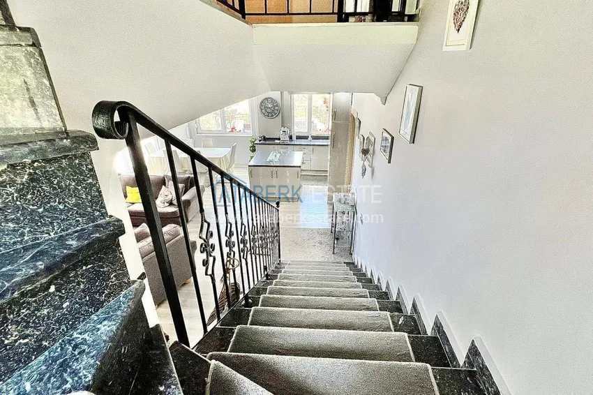 Purchase 5+1 furnished villa in Alanya, Kargicak district 12 