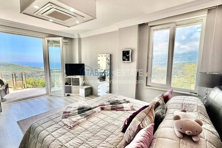 Purchase 5+1 furnished villa in Alanya, Kargicak district 20 