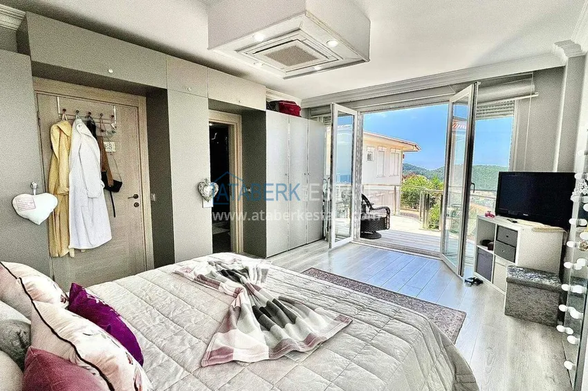 Purchase 5+1 furnished villa in Alanya, Kargicak district 21 