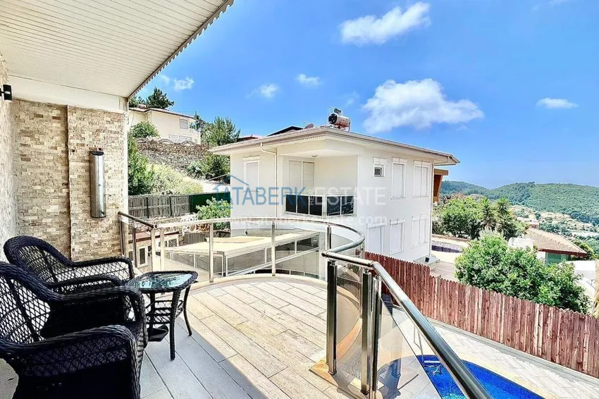 Purchase 5+1 furnished villa in Alanya, Kargicak district 24 