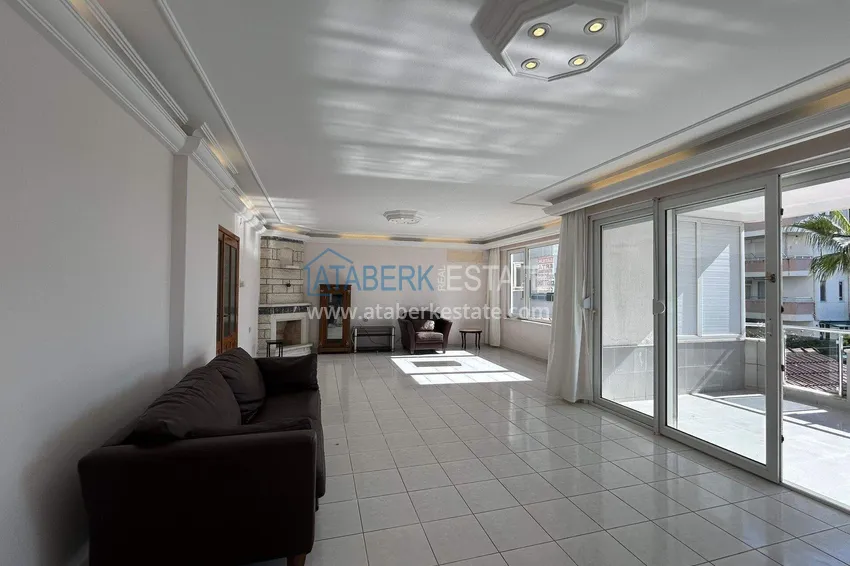 Purchase 3+1 single-level apartment in Alanya - the first coastal area of Tosmur 6 