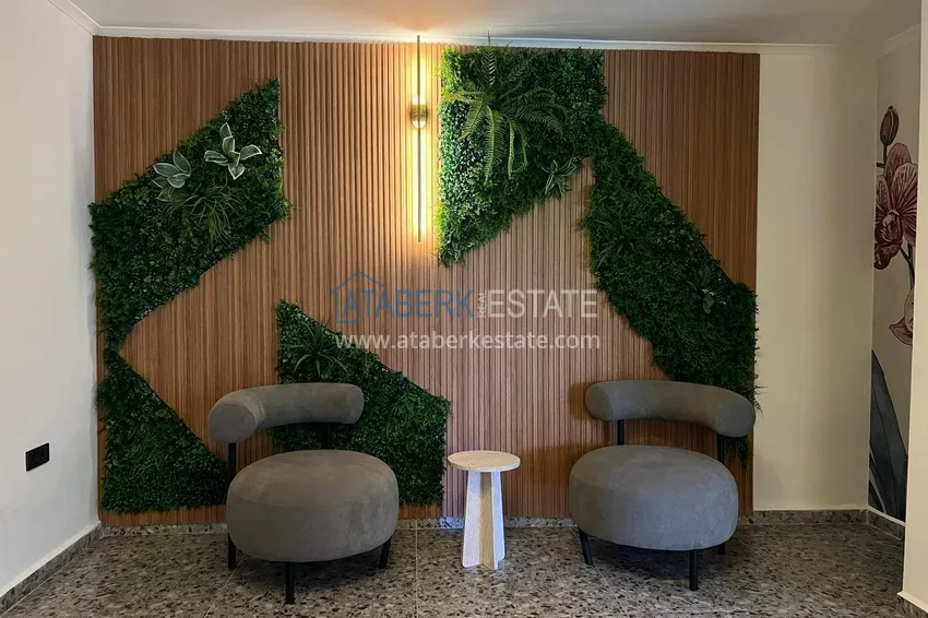 2+1 apartment in Alanya, Avsallar district - private garden, built-in furniture 15