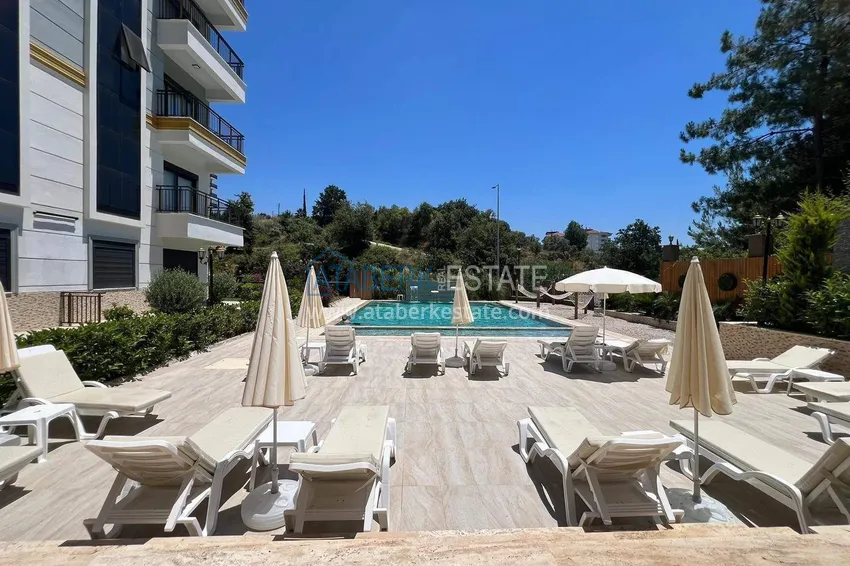 2+1 apartment in Alanya, Avsallar district - private garden, built-in furniture 3
