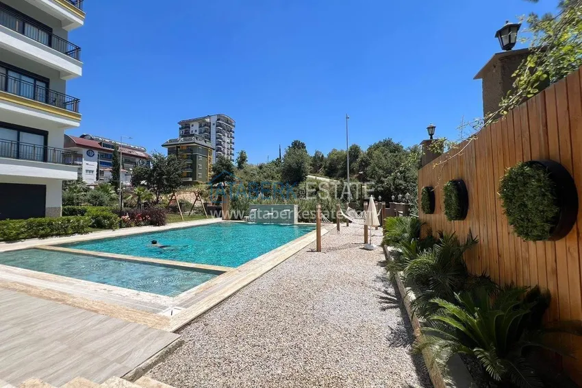 2+1 apartment in Alanya, Avsallar district - private garden, built-in furniture 6
