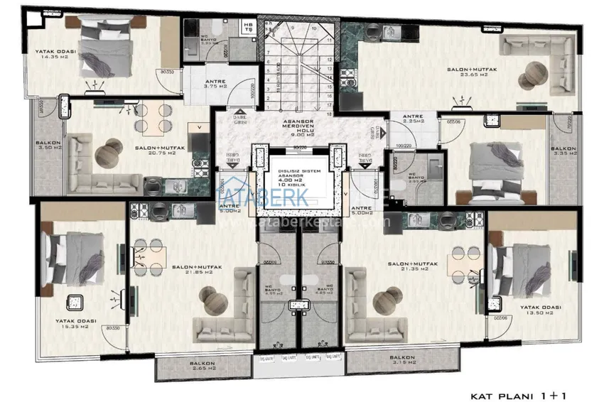 Buy cheap Comfortable city house in the center of Alanya - installments of up to 3 years, accommodation with a down payment and a tap at 50% payment 2