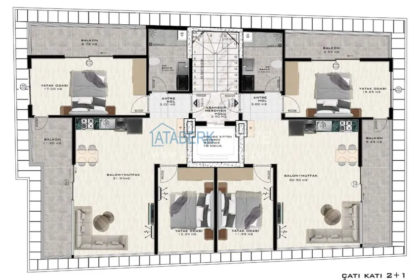 Buy cheap Comfortable city house in the center of Alanya - installments of up to 3 years, accommodation with a down payment and a tap at 50% payment 3