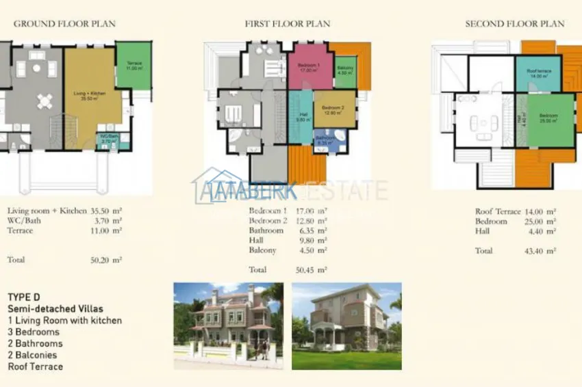 Villas, surrounded by pine forest, near the best beach on the coast 53